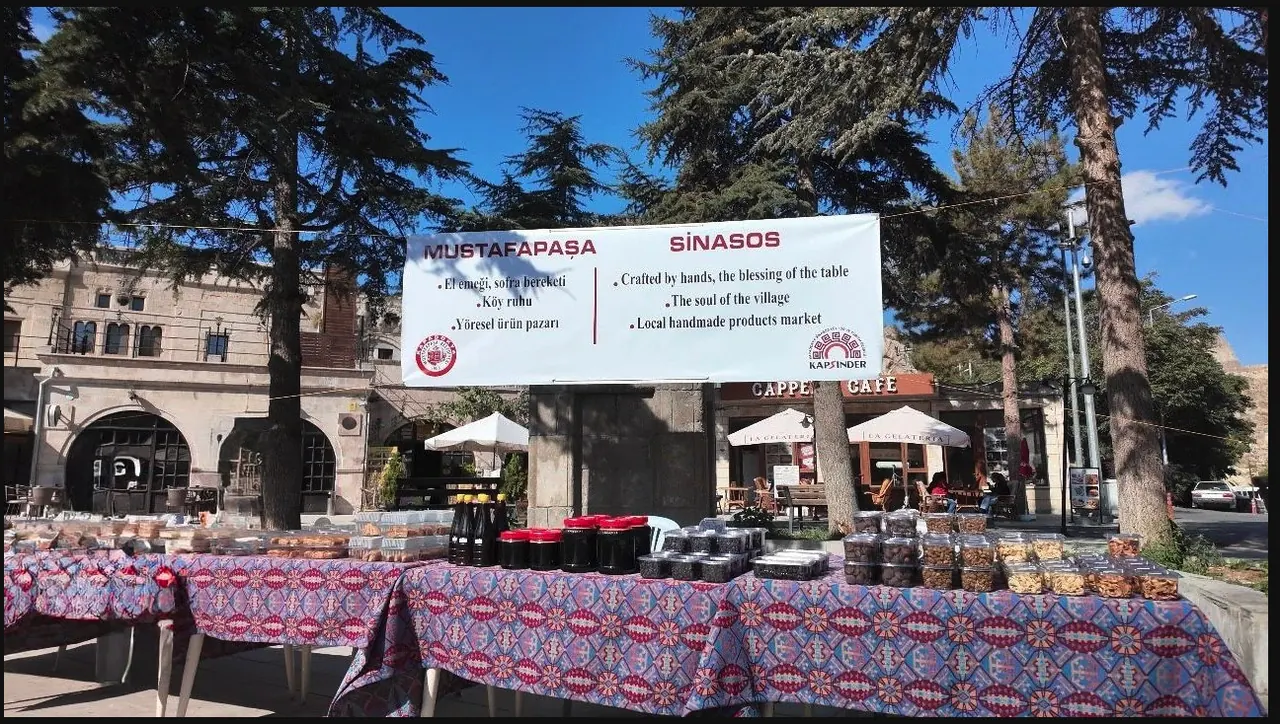Mustafapaşa’da Yöresel Ürün Pazarı Kuruldu